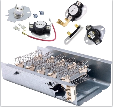279838 Dryer Heating Element 279816 3387134 3977767 Thermostat 3392519 Thermal Fuse Dryer Repair Set