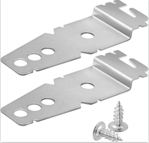 2 Pack 8269145 Dishwasher Mounting Bracket with Screws