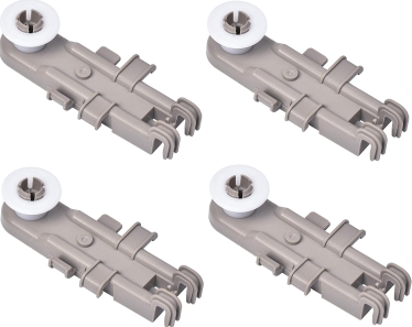 4 Pack 8268743 Dishwasher Upper Rack Wheel Replacement Part Compatible with Whirlpool Kenmore Kitche